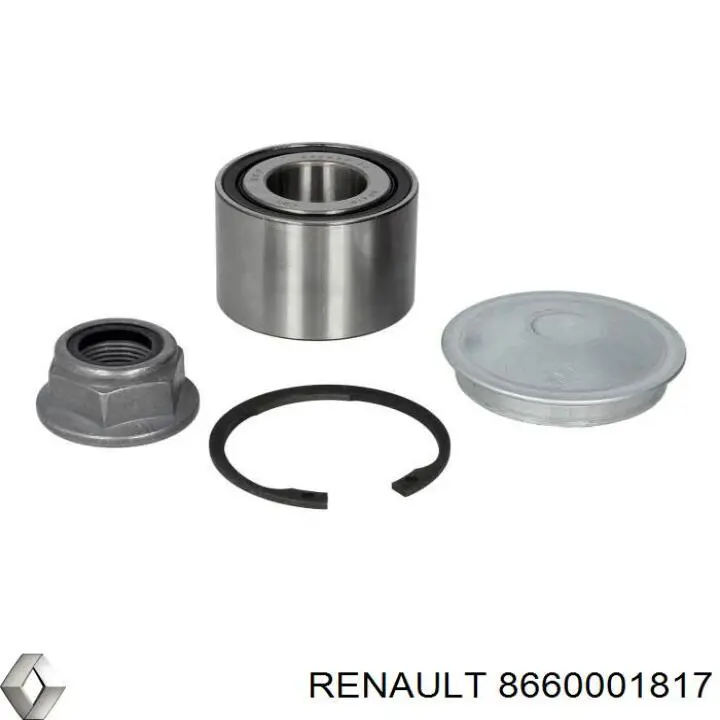 Підшипник маточини задньої Renault (RVI) 8660001817 ціна, від 12.34 USD