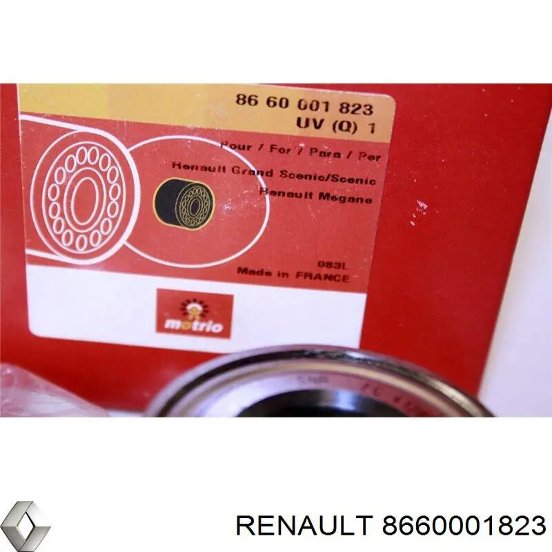 Підшипник маточини задньої 8660001823 Renault (RVI)