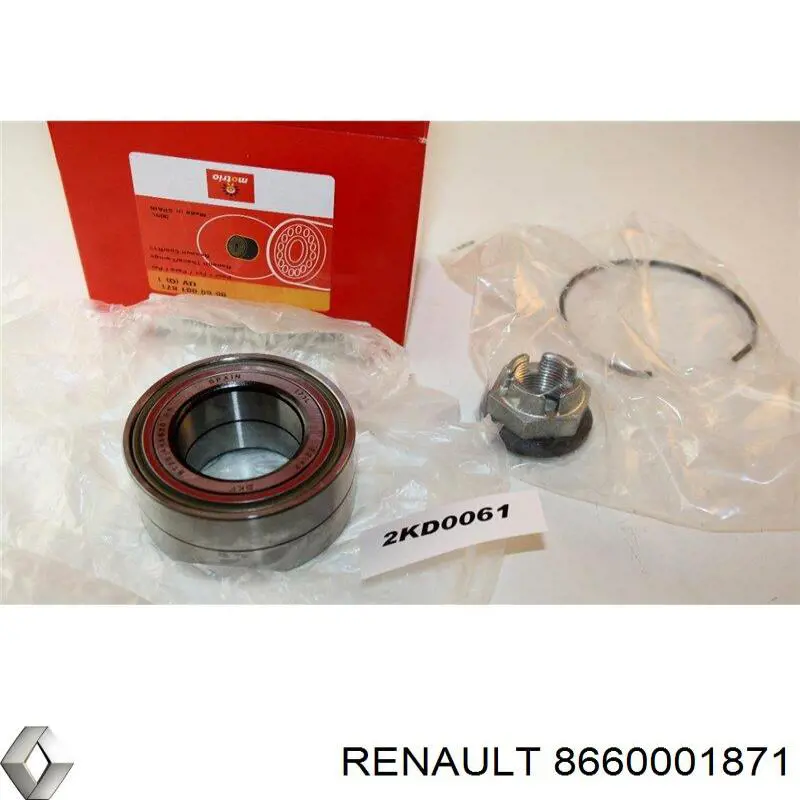 8660001871 Renault (RVI) підшипник маточини передньої