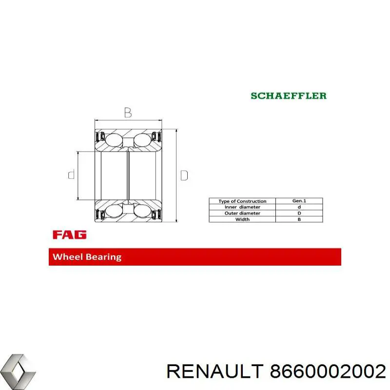 Диск гальмівний задній Renault (RVI) 8660002002