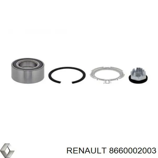 Купити 8660002003 Renault (RVI) Підшипник ступиці передньої