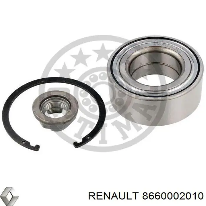 Комплект підшипник маточини передньої Renault (RVI) 8660002010 ціна, від 28.54 USD