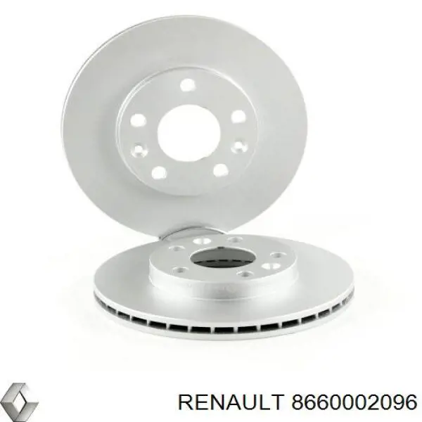 Диск переднього гальма Renault (RVI) 8660002096 ціна, від 43.43 USD