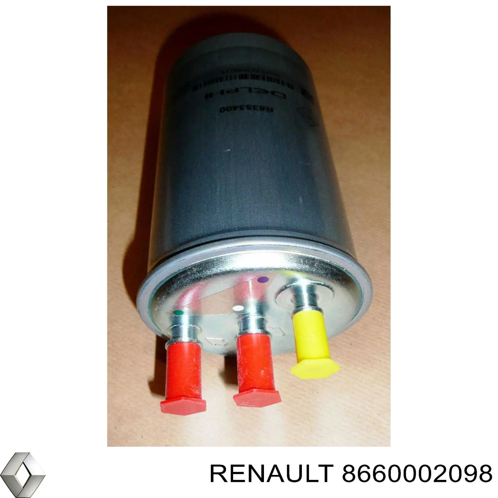 Фільтр тонкого очищення палива Renault (RVI) 8660002098 ціна, від 23.49 USD