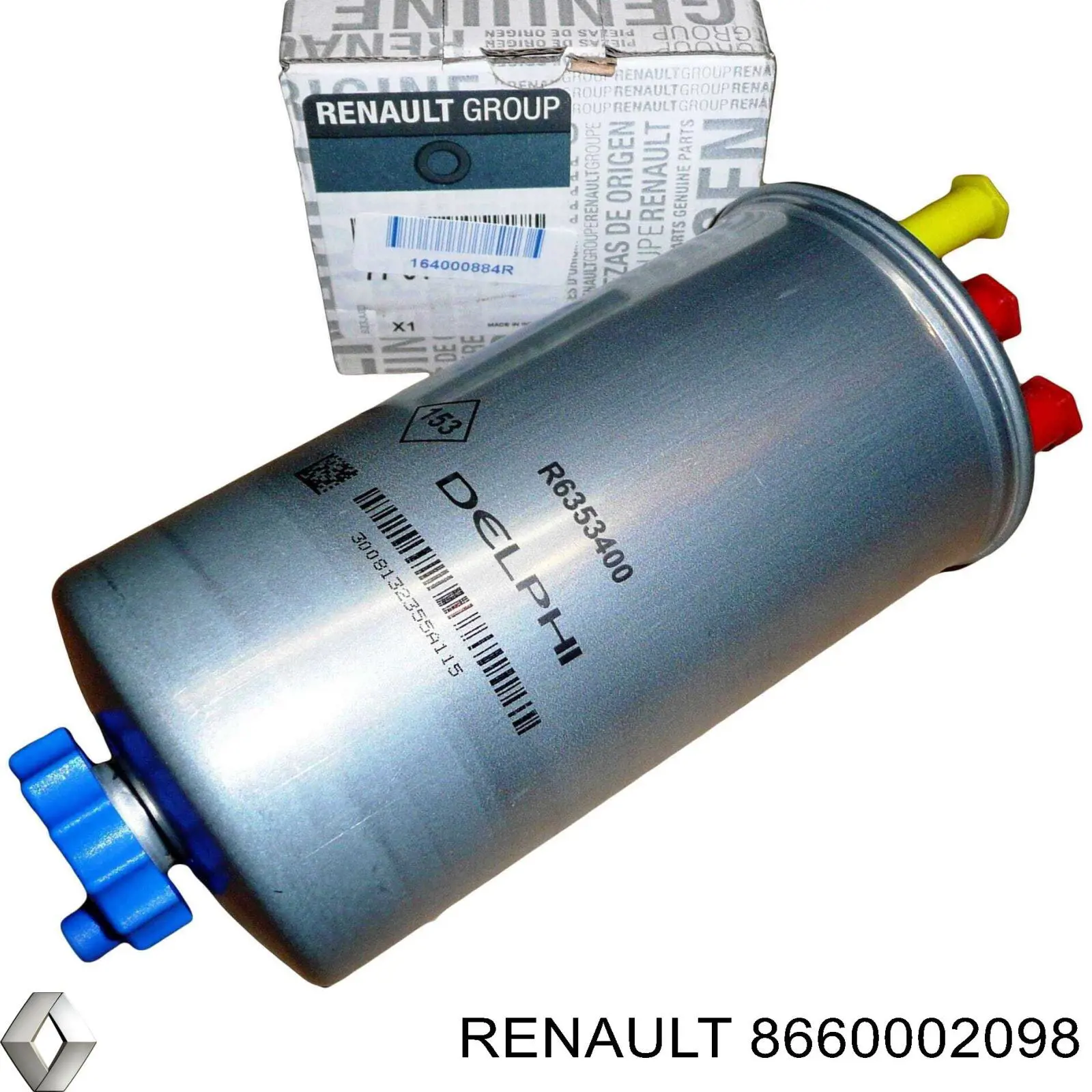 8660002098 Renault (RVI) фільтр паливний