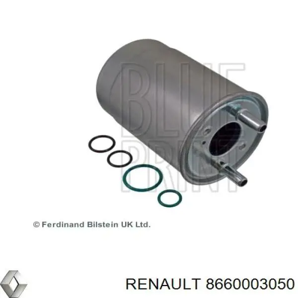 Фільтр тонкого очищення палива Renault (RVI) 8660003050 ціна, від 38.14 USD