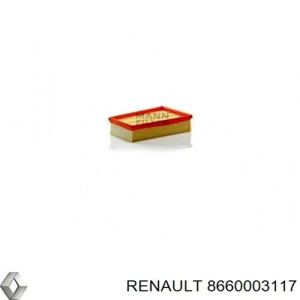 8660003117 Renault (RVI) Повітряний фільтр двигуна