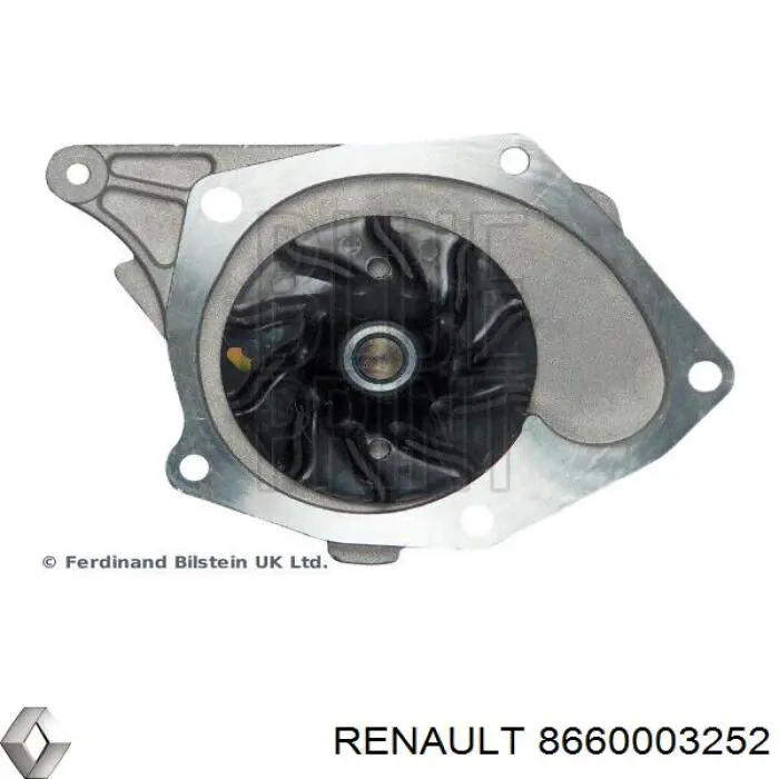 Помпа охолодження Renault (RVI) 8660003252 ціна, від 34.86 USD