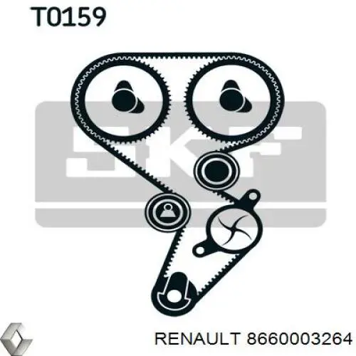 8660003264 Renault (RVI) Насос охолодження