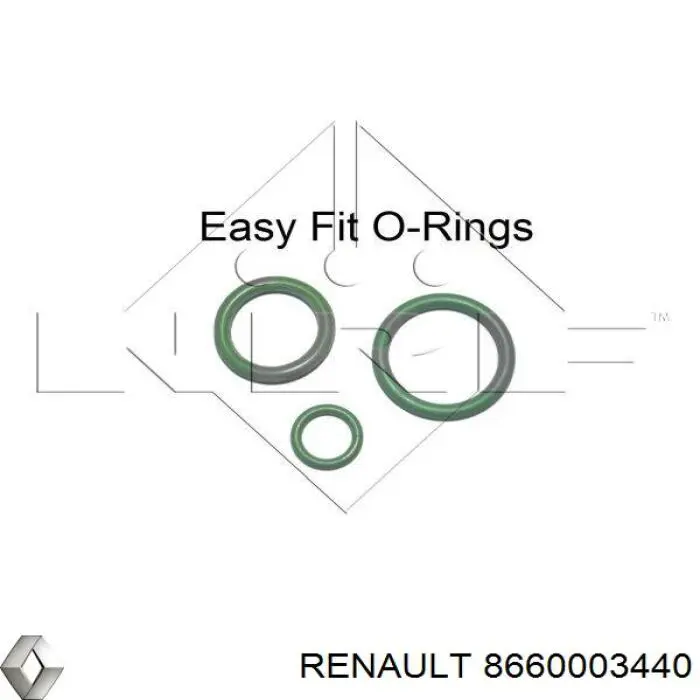 Конденсатор кондиціонера Renault (RVI) 8660003440 ціна, від 79.09 USD
