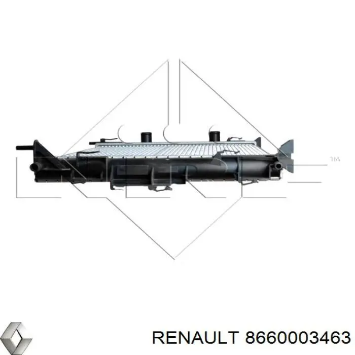 Радіатор основний Renault (RVI) 8660003463 ціна, від 47.92 USD