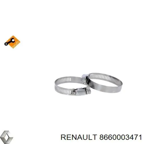 Радіатор охолодження двигуна 8660003471 Renault (RVI)