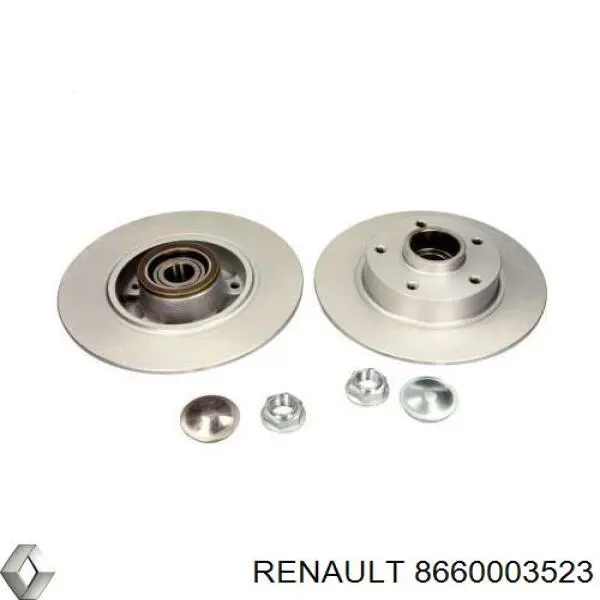 Задні дискові гальма Renault (RVI) 8660003523 ціна, від 90.47 USD