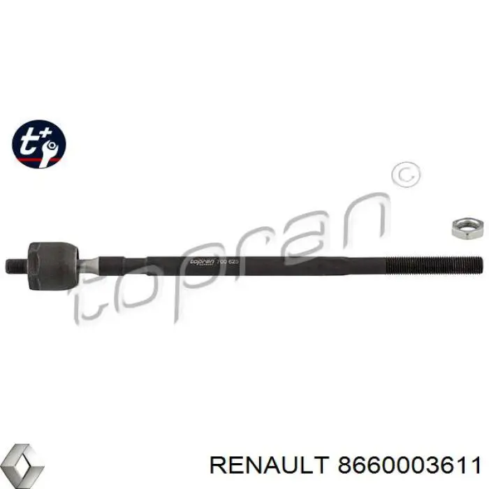 Тяга рульова 8660003611 Renault (RVI)