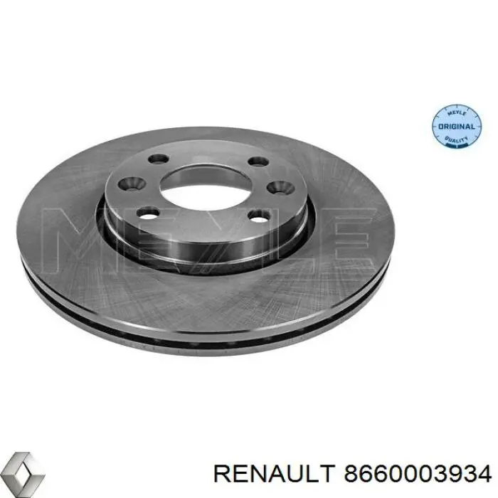 8660003934 Renault (RVI) Гальмо дискове переднє