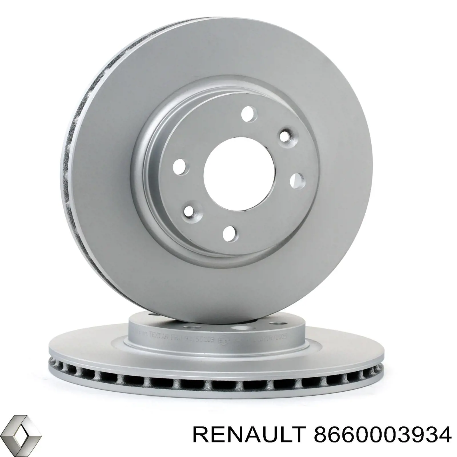 Диск переднього гальма Renault (RVI) 8660003934 ціна, від 35.15 USD