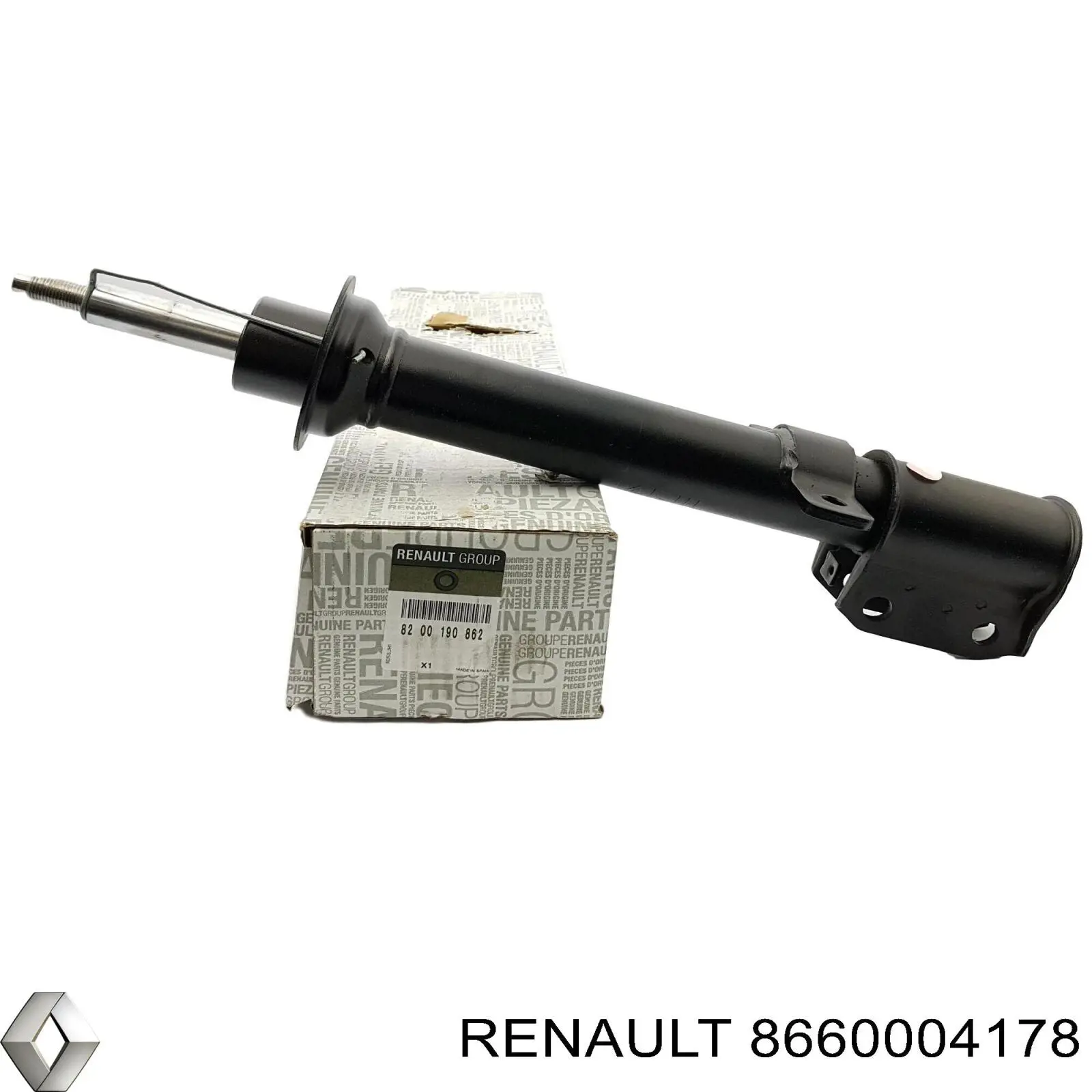 Стойка амортизатора передняя Renault (RVI) 8660004178 ціна, від 91.32 USD