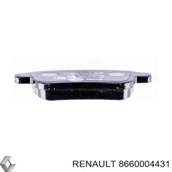 Задні гальмівні колодки 8660004431 Renault (RVI)