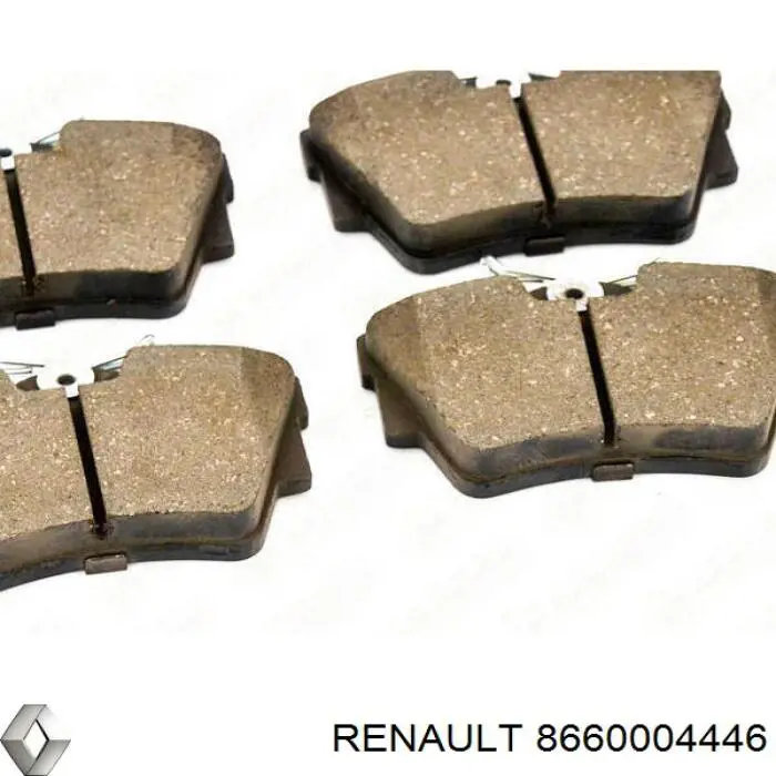 Задні гальмівні колодки 8660004446 Renault (RVI)