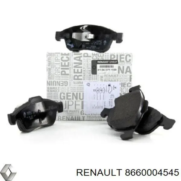 Купити 8660004545 Renault (RVI) Колодки гальмівні передні, дискові