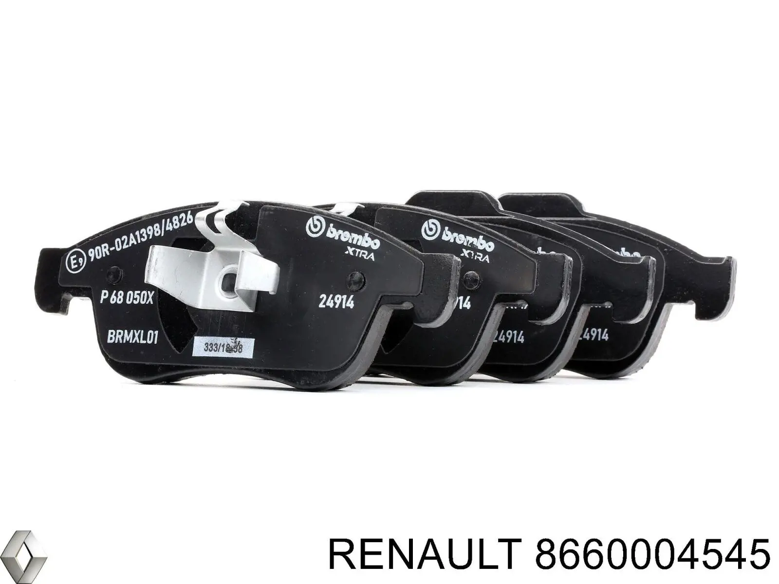 Гальмівні колодки Renault (RVI) 8660004545 ціна, від 24.50 USD