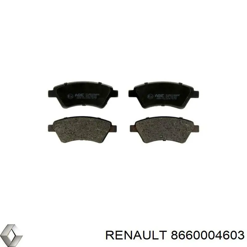 Купити 8660004603 Renault (RVI) Колодки гальмівні передні, дискові