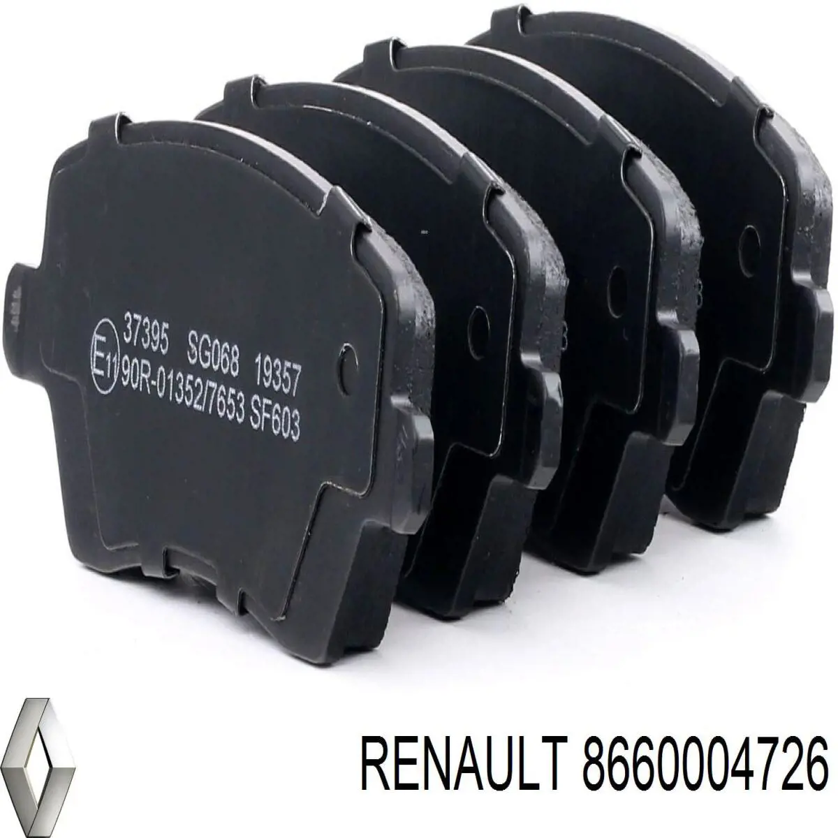 Гальмівні колодки Renault (RVI) 8660004726 ціна, від 17.74 USD