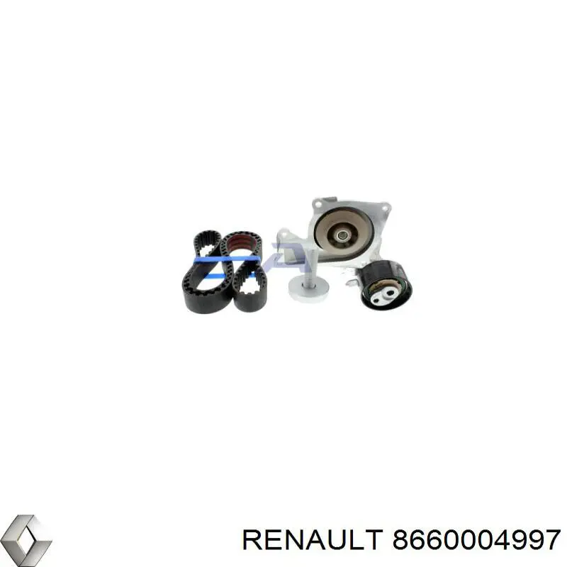 Комплект ГРМ Renault (RVI) 8660004997 ціна, від 133.94 USD
