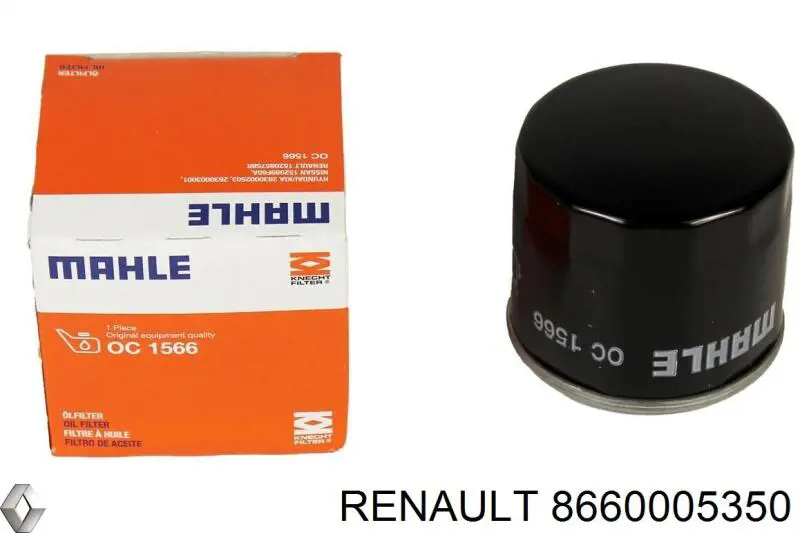 Фільтр масляний 8660005350 Renault (RVI)