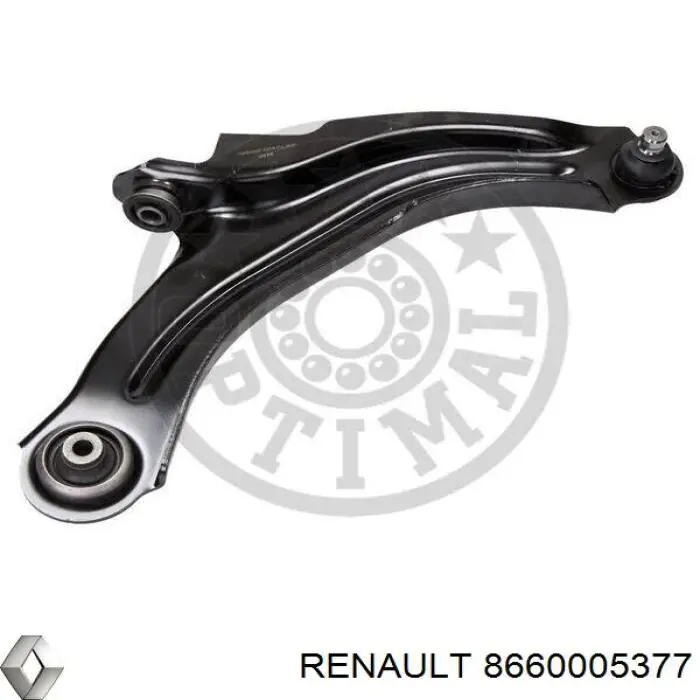 Важіль передньої підвіски нижній, правий Renault (RVI) 8660005377 ціна, від 42.22 USD
