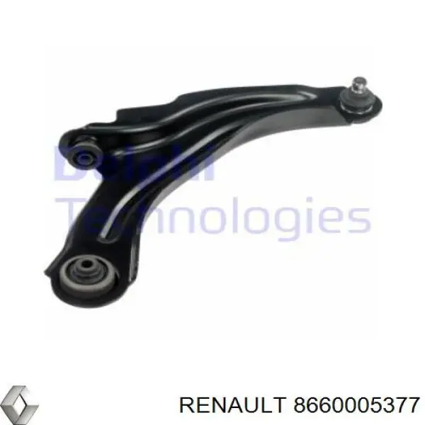 Купити 8660005377 Renault (RVI) Важіль передньої підвіски нижній, правий