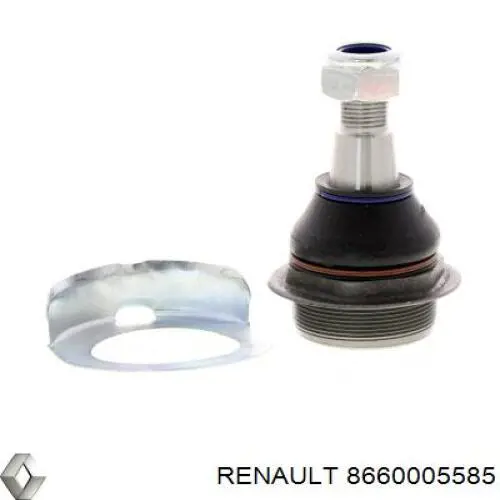 Кульова опора, нижня, ліва 8660005585 Renault (RVI)