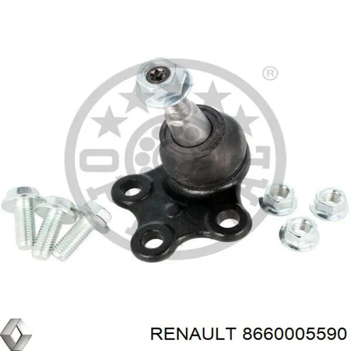 Кульова опора, нижня Renault (RVI) 8660005590 ціна, від 13.72 USD