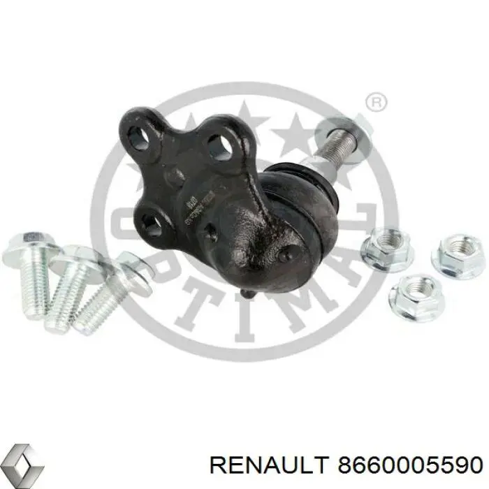 Кульова опора, нижня 8660005590 Renault (RVI)