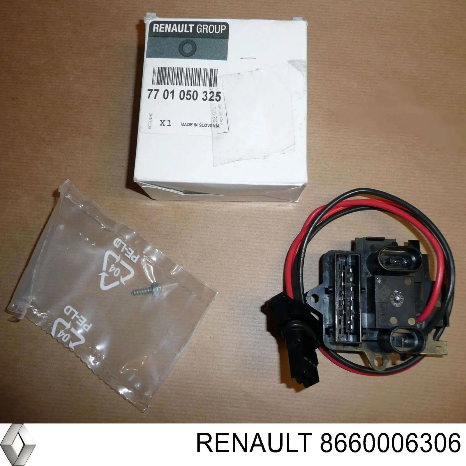 Колодки гальмові задні, дискові 8660006306 Renault (RVI)