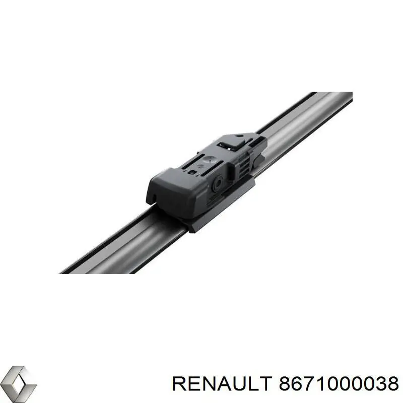 Щітка-двірник лобового скла, водійська Renault (RVI) 8671000038 ціна, від 13.50 USD