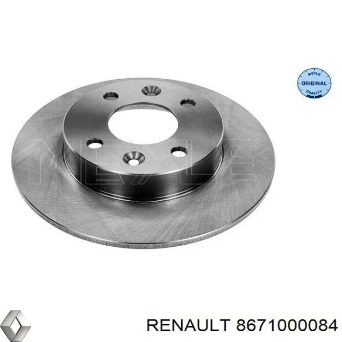 Диск переднього гальма Renault (RVI) 8671000084 ціна, від 18.33 USD