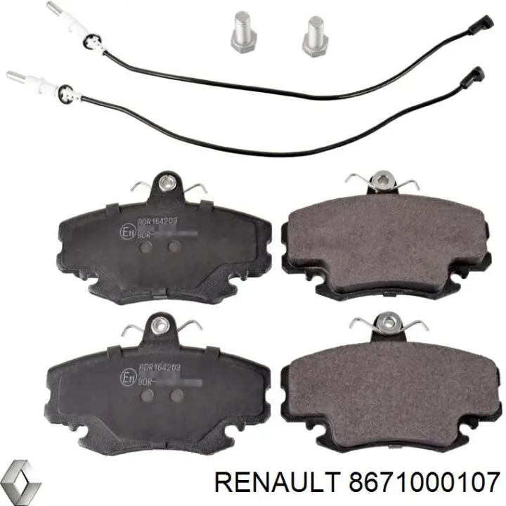 Гальмівні колодки Renault (RVI) 8671000107 ціна, від 11.50 USD