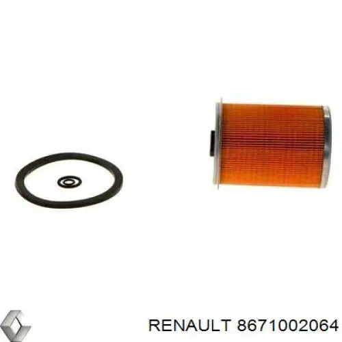 8671002064 Renault (RVI) фільтр паливний