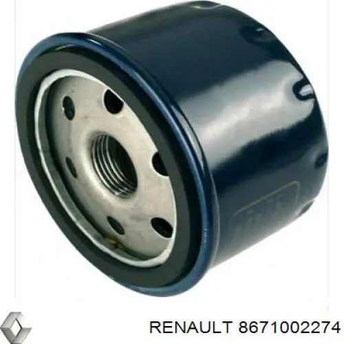 Масляний фільтр двигуна Renault (RVI) 8671002274 ціна, від 5.64 USD