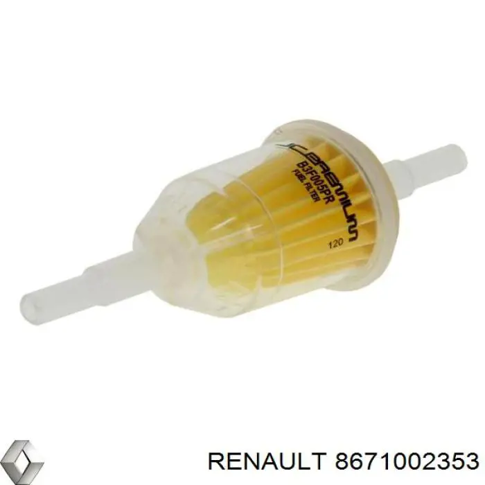 8671002353 Renault (RVI) фільтр паливний