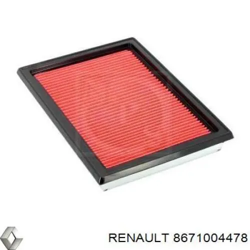 Повітряний фільтр 8671004478 Renault (RVI)