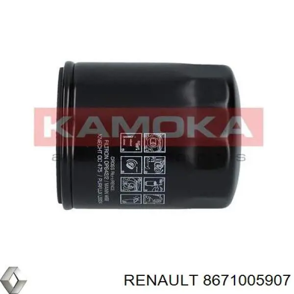 Масляний фільтр двигуна Renault (RVI) 8671005907 ціна, від 6.34 USD