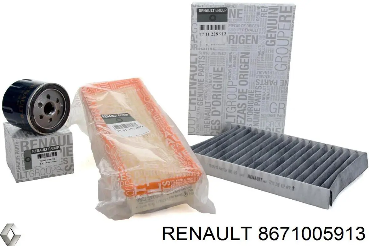 Повітряний фільтр 8671005913 Renault (RVI)