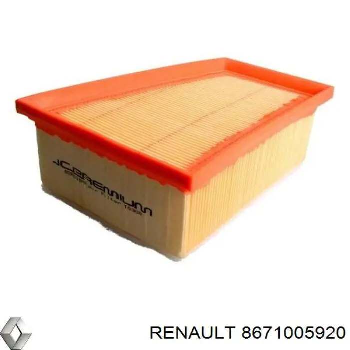 Елемент повітряного фільтра Renault (RVI) 8671005920 ціна, від 5.02 USD