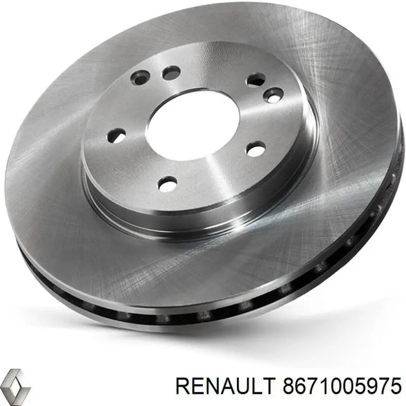 Гальмівні диски передні 8671005975 Renault (RVI)