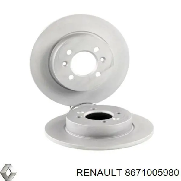 Задні дискові гальма Renault (RVI) 8671005980 ціна, від 24.97 USD