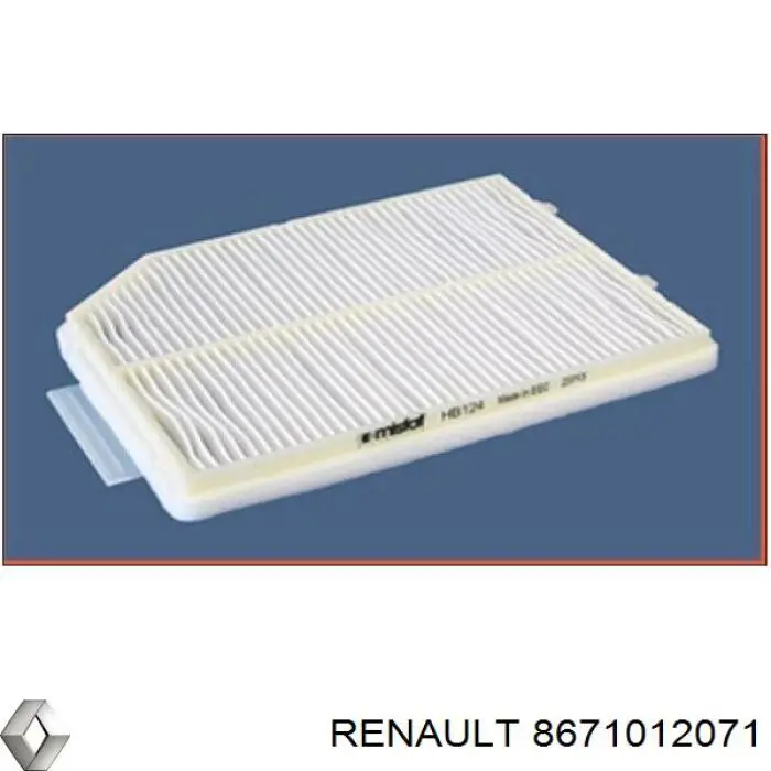8671012071 Renault (RVI) фільтр салону