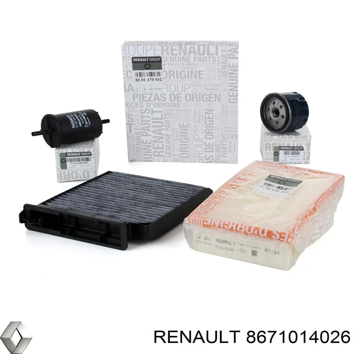 Масляний фільтр 8671014026 Renault (RVI)