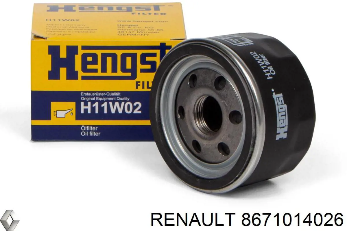 8671014026 Renault (RVI) Фільтр масла